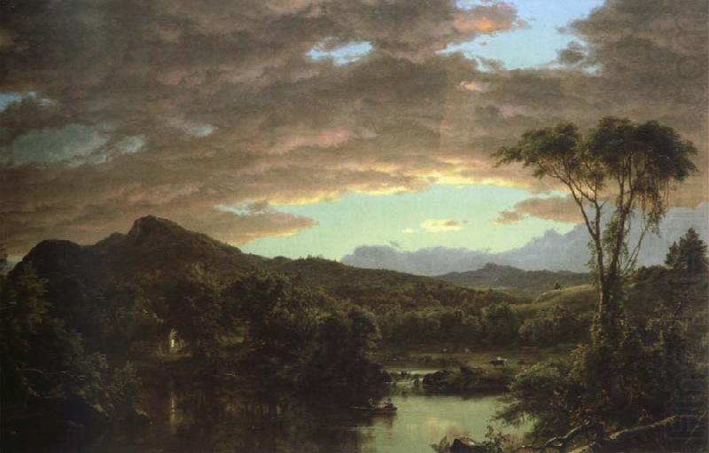 Frederic Edwin Church a country home china oil painting image